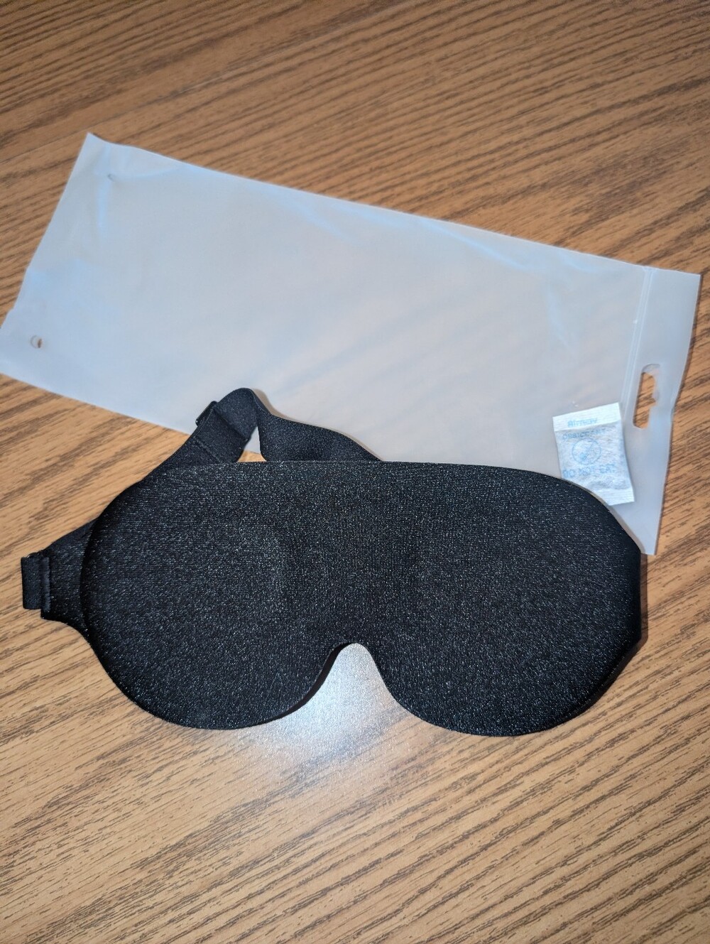 Black Sleep Mask Eye Cover for VR & Travel
